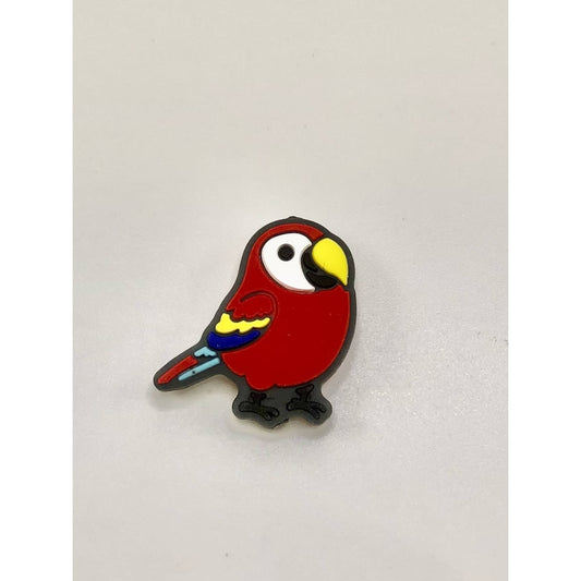 Red Cardinal Silicone Focal Bead Accessory