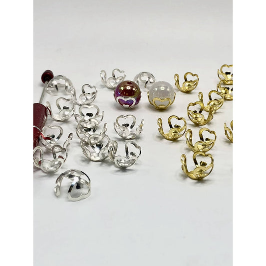 Bead Cage Bead Cap for 16mm Beads Heart Shape PLEASE READ DESCRIPTION