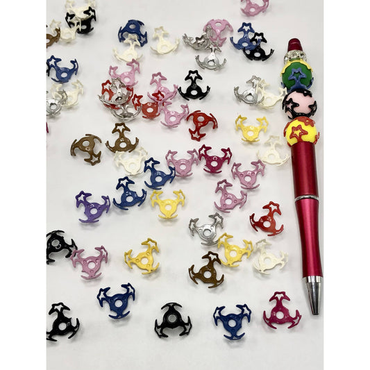 Solid Color Acrylic Bead Cage Bead Cap for 16mm Beads Star Shape PLEASE READ DESCRIPTION