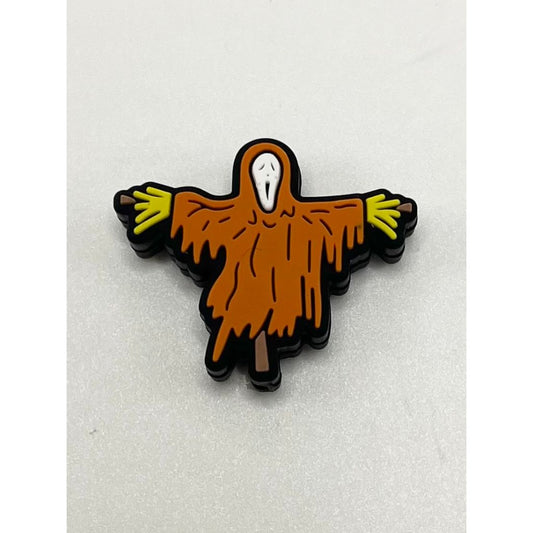 Brown Scarecrow Silicone Focal Beads