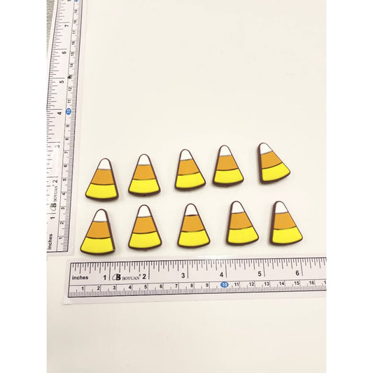 Candy Corn Traffic Cone Silicone Focal Beads