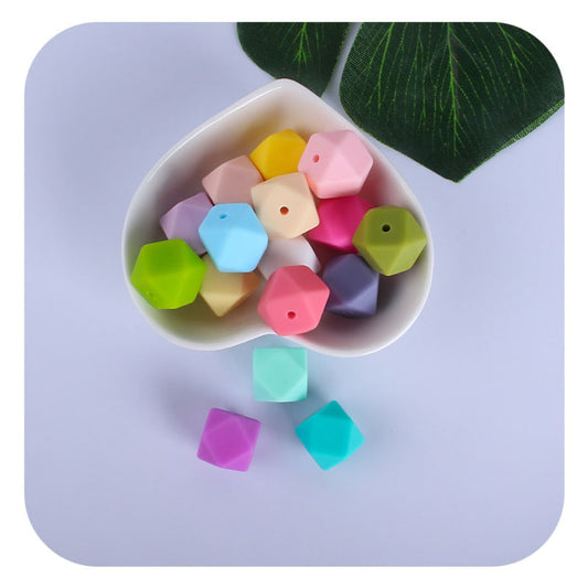 7 Pcs Teeth Silicone Focal Beads Tooth Spacer Beads for Pens Dental DIY Jewelry Keychain Bracelet Making