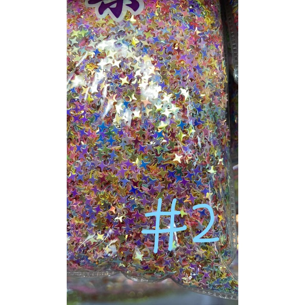 UV Finish Confetti, Random Mix Color