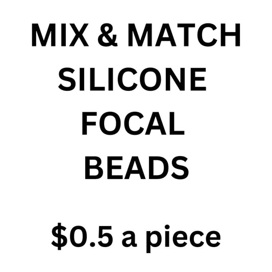 Bulk Silicone Beads, Crayon Silicone Focal Beads, Wholesale Beads