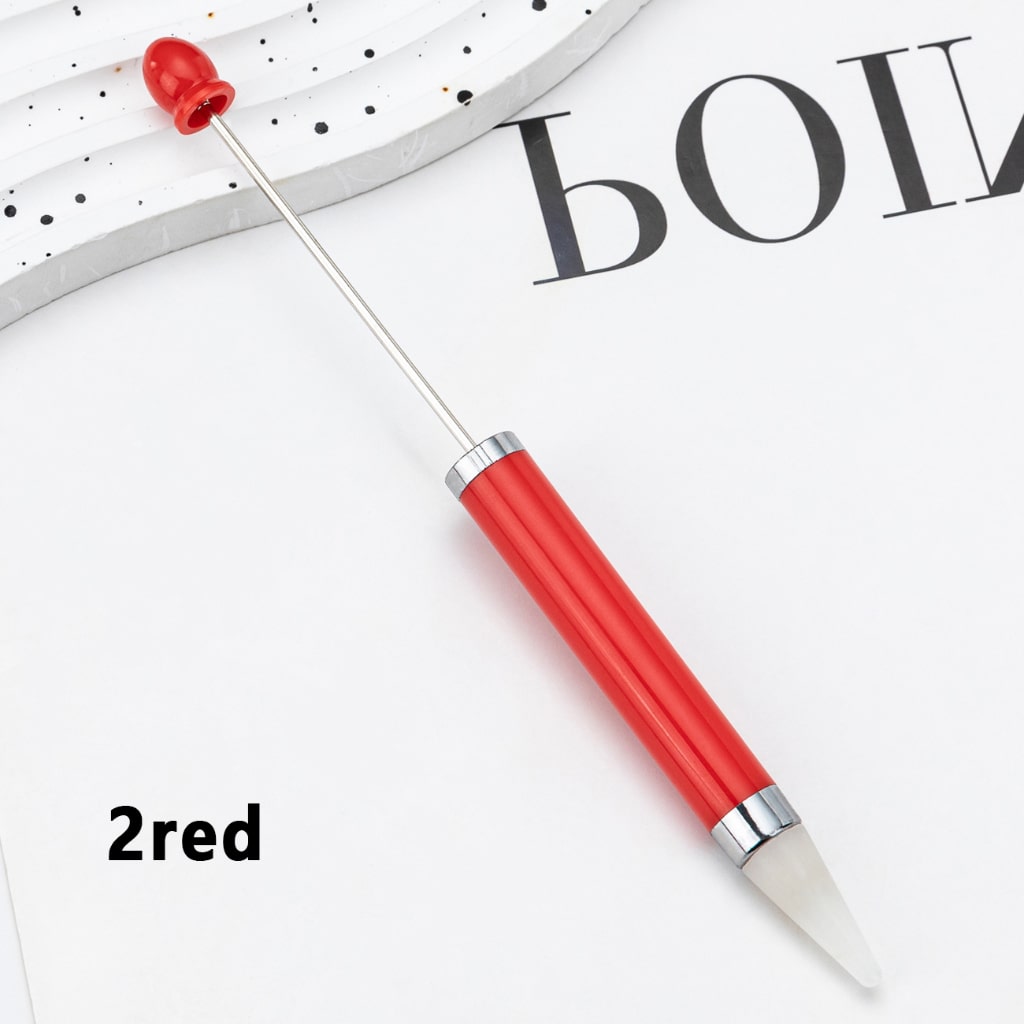 Solid Color Beadable Wax Tool Pen for Rhinestone Picker Dotting, Around 157MM