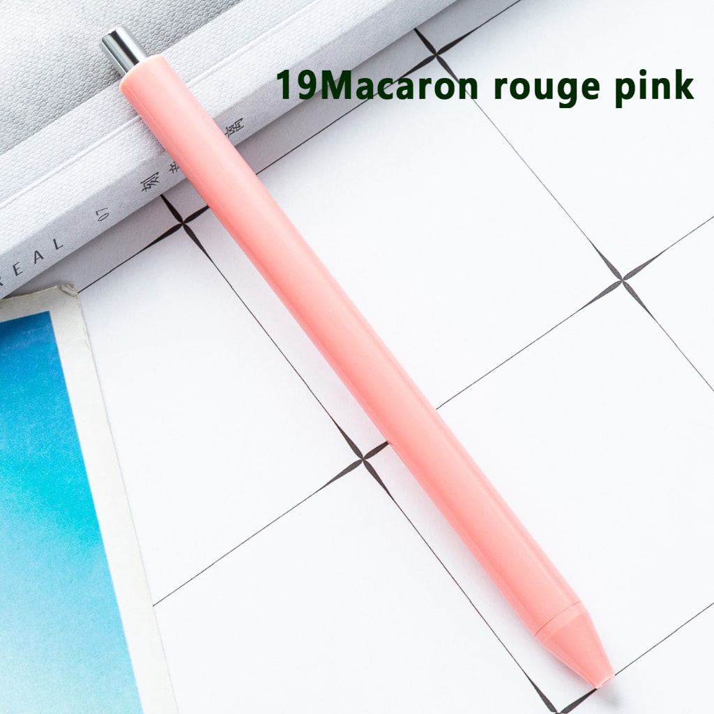 Fashion Plastic Pen for Student Study Exam Gift Advertisement Exhibition in Solid Color, 146MM