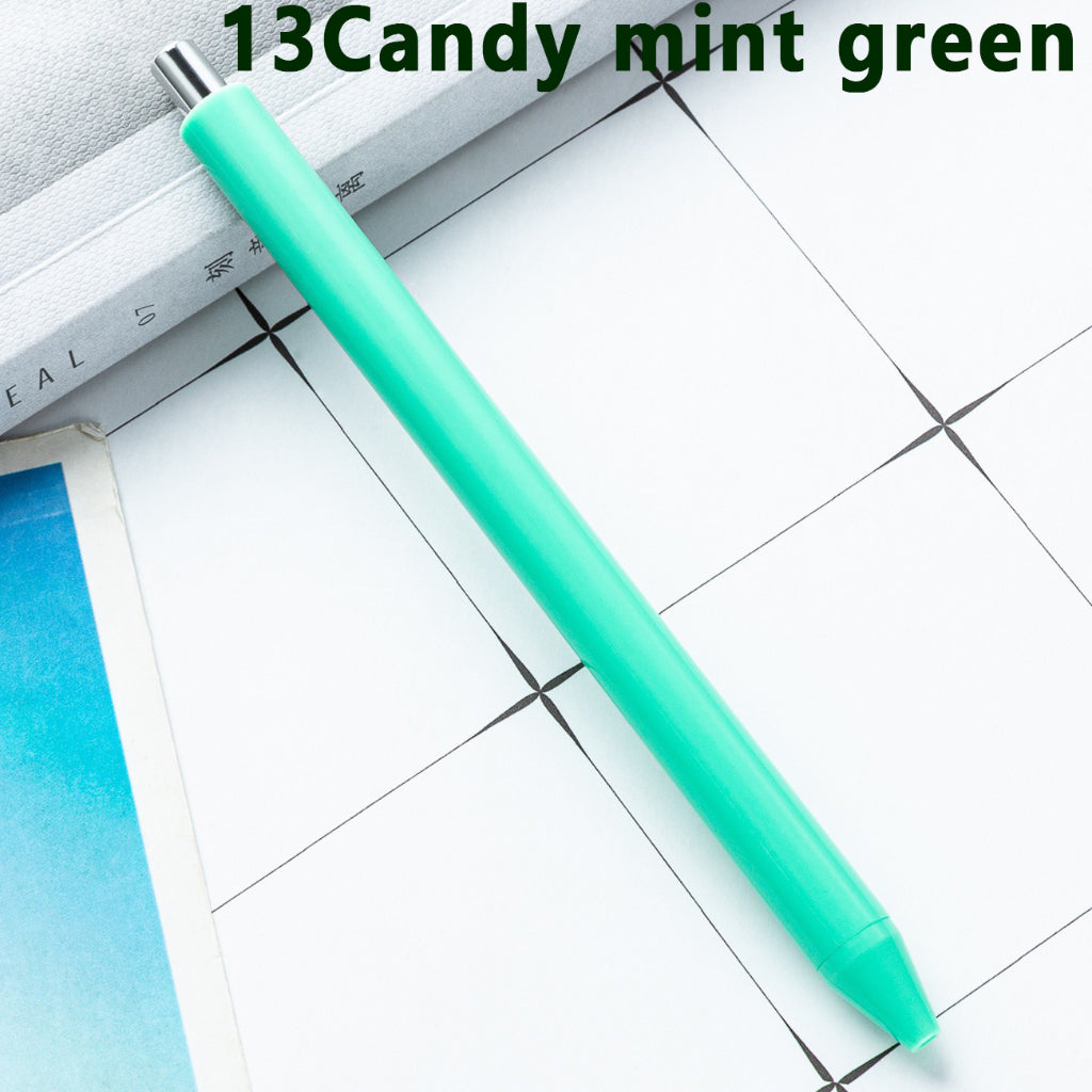 Fashion Plastic Pen for Student Study Exam Gift Advertisement Exhibition in Solid Color, 146MM