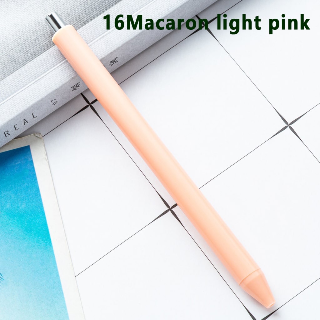 Fashion Plastic Pen for Student Study Exam Gift Advertisement Exhibition in Solid Color, 146MM