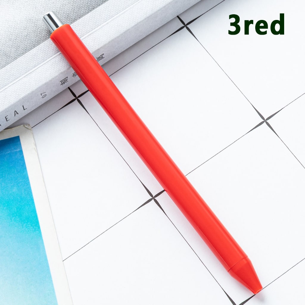 Fashion Plastic Pen for Student Study Exam Gift Advertisement Exhibition in Solid Color, 146MM