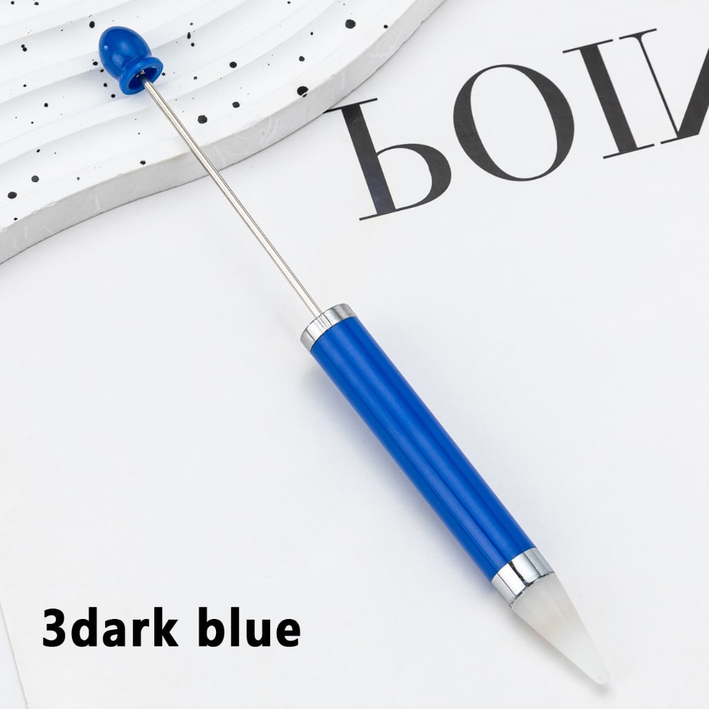 Solid Color Beadable Wax Tool Pen for Rhinestone Picker Dotting, Around 157MM