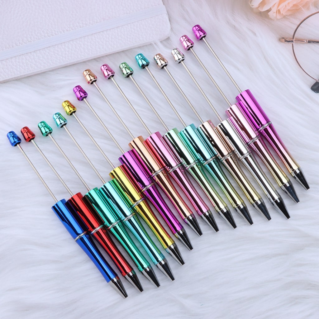 Beadable Pens in Metallic Colors