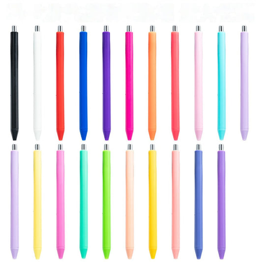 Fashion Plastic Pen for Student Study Exam Gift Advertisement Exhibition in Solid Color, 146MM