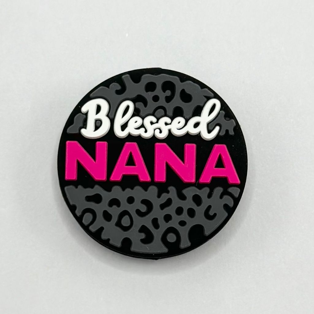 Blessed Nana Granny Nanny Silicone Focal Beads