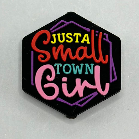 Just a Small Town Girl Silicone Focal Beads