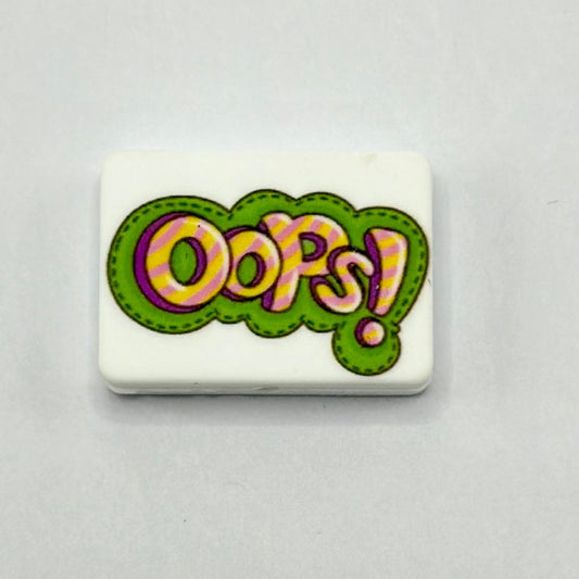 Oops! Moment Fun Silicone Focal Beads