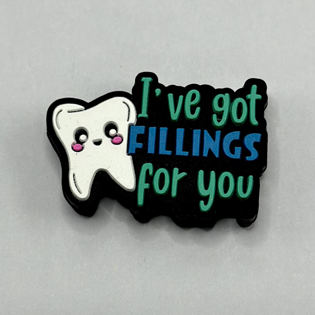 I Prepared Fillings for Your Teeth, Dental Cleaning Silicone Focal Beads