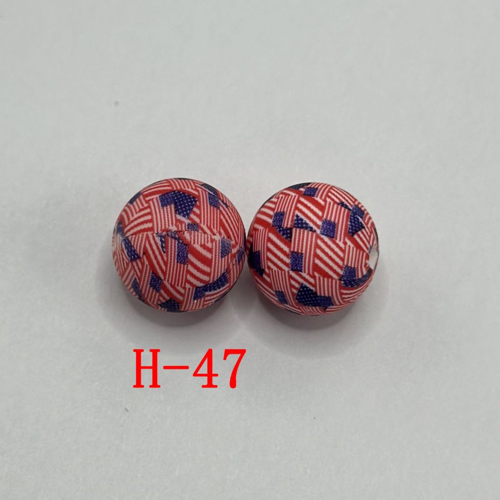 USA Flag the US Print Patriotic Round Silicone Beads 15mm