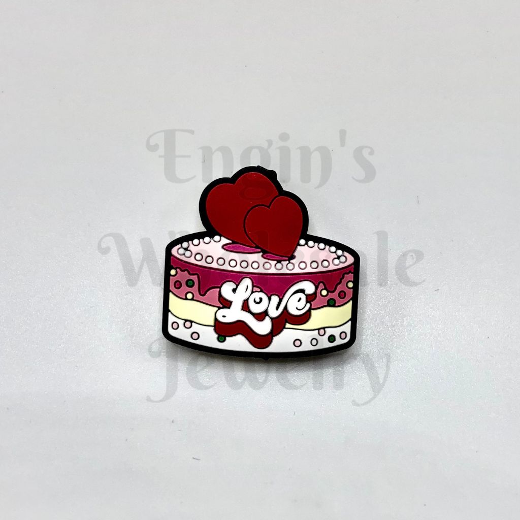 Wedding Cake Love Marriage Silicone Focal Beads