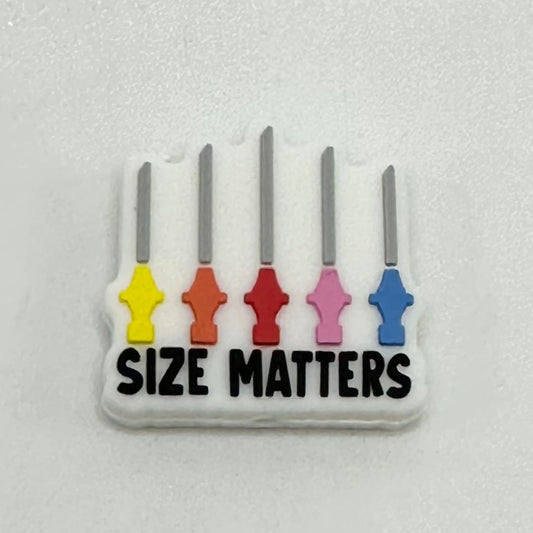 Size Matters, Colorful Syringes, Needle Nurse Silicone Focal Beads