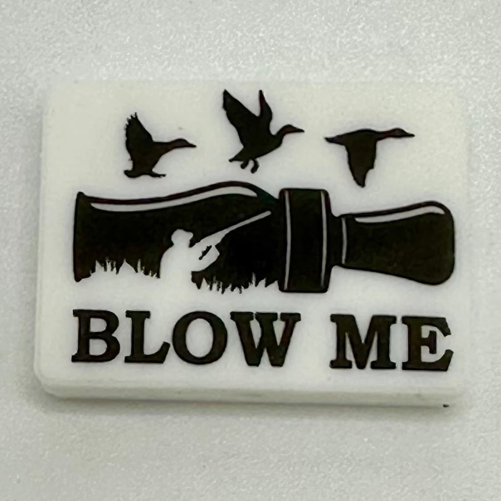 Blow Me Duck Call Hunter, Duck Hunting, Hunter Silicone Focal Beads