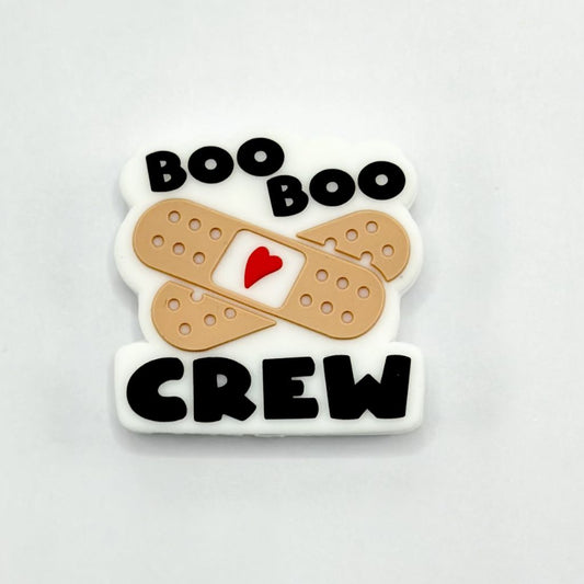 Boo Boo Crew Love Band-Aid Plaster Silicone Focal Beads