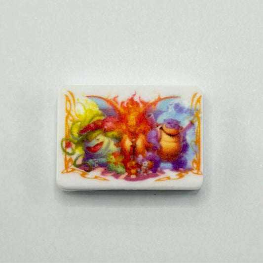 Fire Dragon Pocket Monsters Pokem Cartoon Silicone Focal Beads