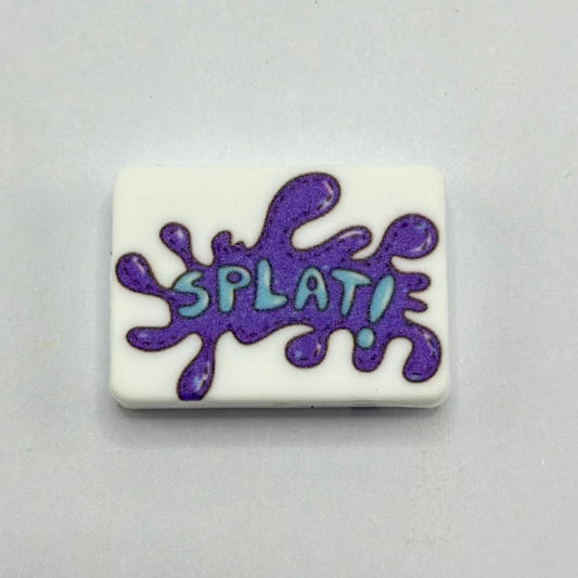 The Sound of Water Dripping, Purple Juice, Splat! Silicone Focal Beads