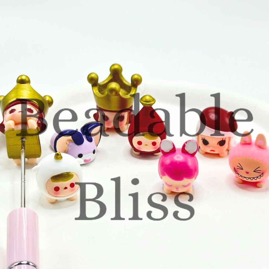 Little Cute Kids Cartoon King Mouse Princess Pen Toppers