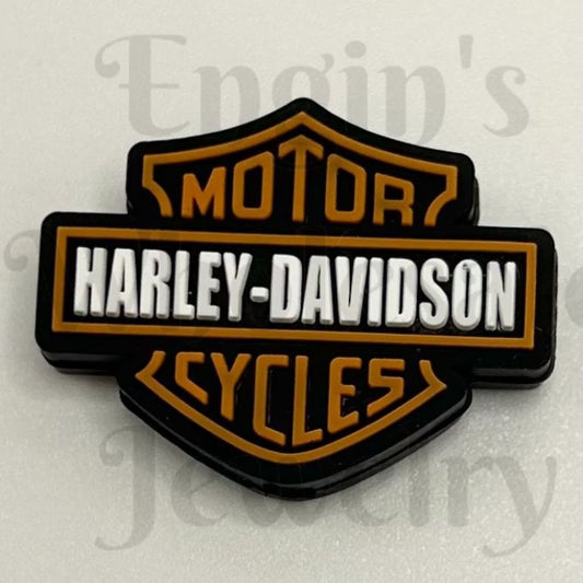 Motorcycles Harley Silicone Focal Beads