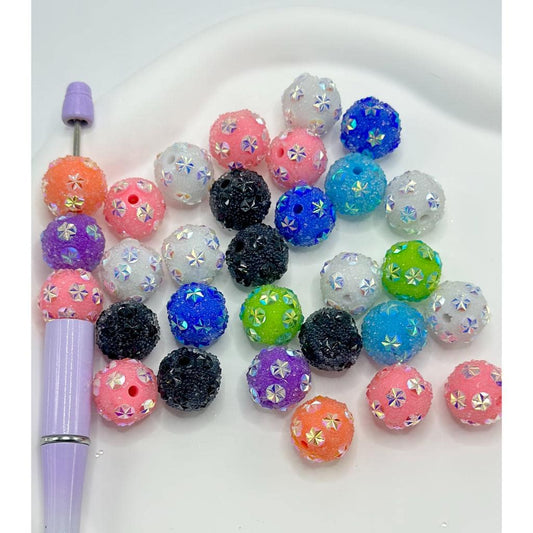 Starry Colorful Sparkling Rhinestone Beads Sugar Beads