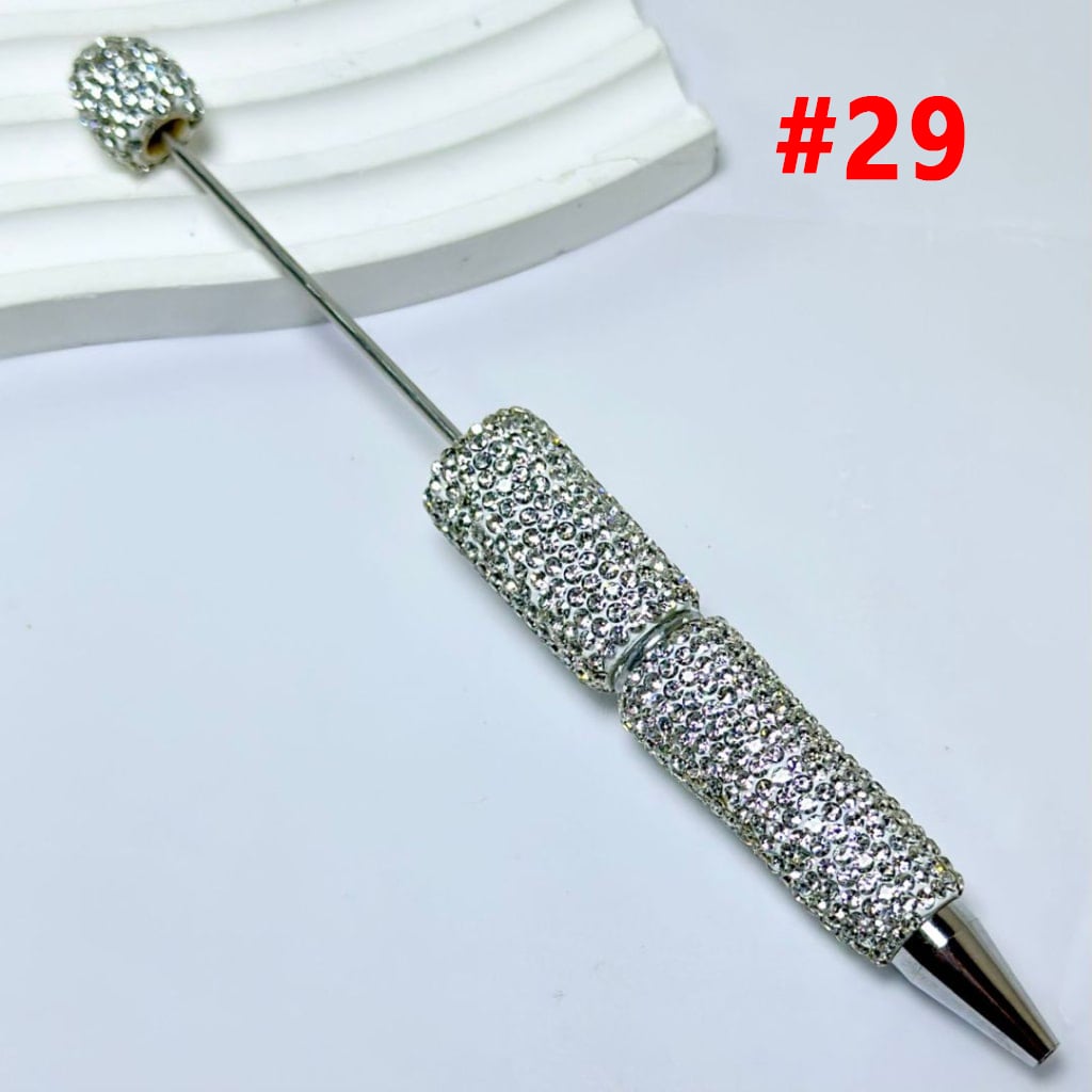 Beadable Rhinestones Pen, Bling Bling Style Fancy Beaded Pens