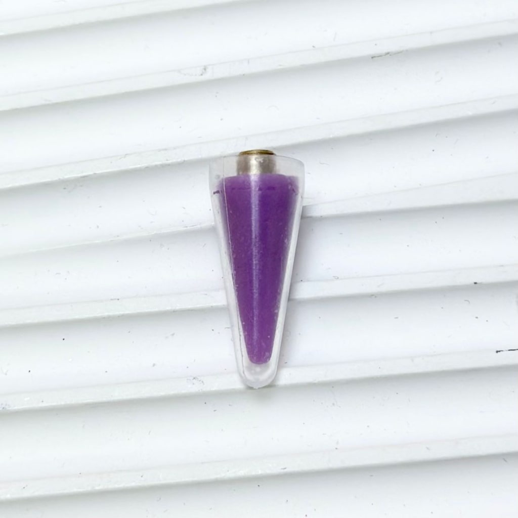 Solid Color Wax Bullet Head  Accessories for Adding Rhinestones, 23*8MM