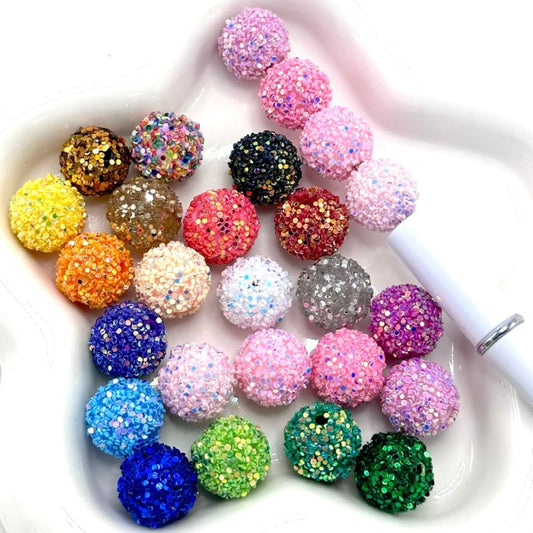 Sugar Beads Sparkling Rhinestone Beads 16mm