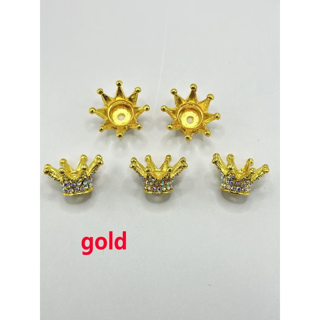 Bling Bling Sparkling Crown Spacers for Beads