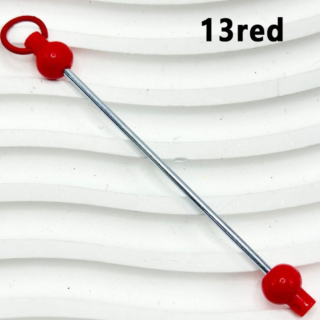 Beadable Bars for DIY Keychains and Accessories, Solid Colors, 90mm, Please Read the Description