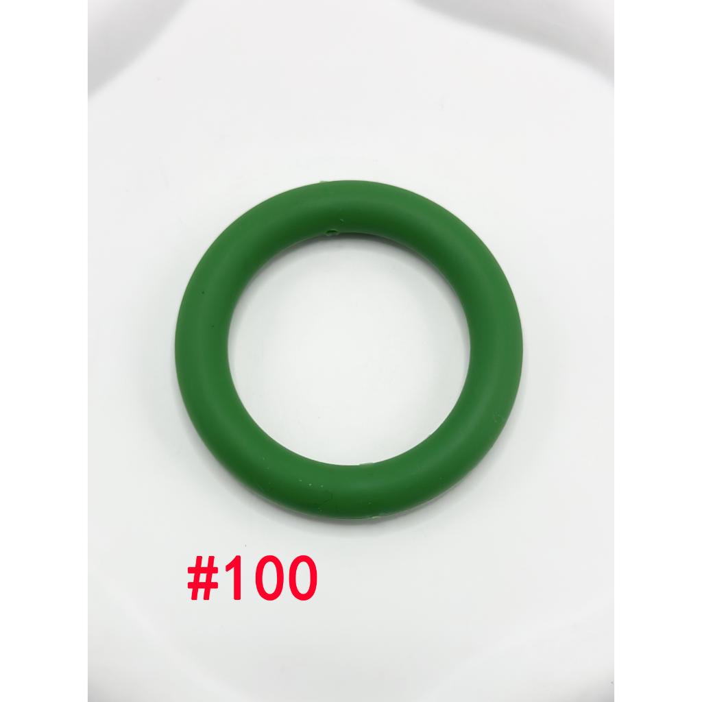 Soft Silicone Ring Frame Bead Circle Round Car Hanger Charm Loop 65mm