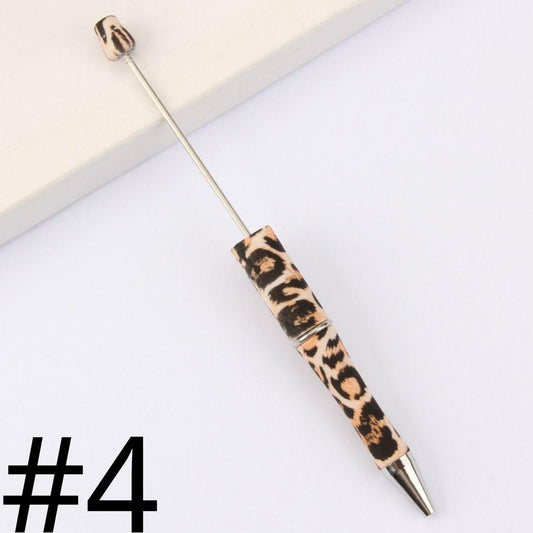 Cheetah Print Printed Beadable Pens Number 4