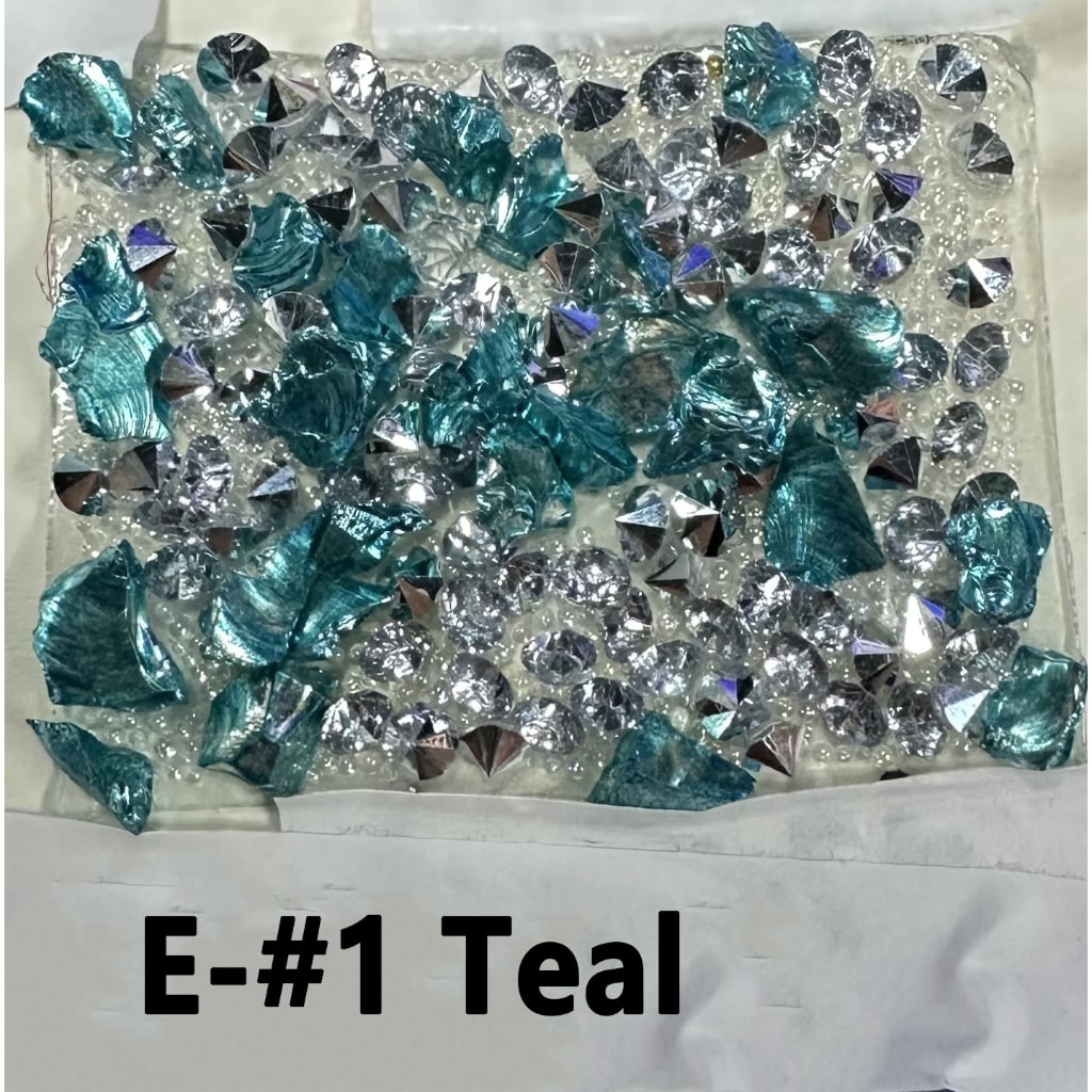 DIY Bling Bling Wraps Tapes with Clear Cone Shape Rhinestones & Small Gravel for Pen, Around 40*28MM, 78pcs in 1 Sheet, Please Read the Description