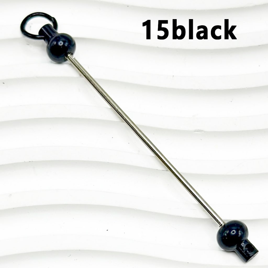 Beadable Bars for DIY Keychains and Accessories, Solid Colors, 90mm, Please Read the Description