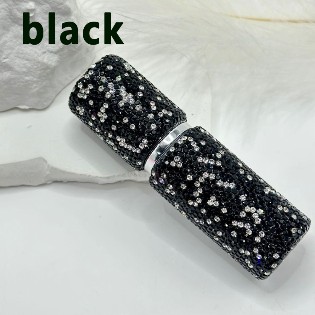 Bling Bling Perfume Bottle with Multi-Color Shiny Clay Rhinestones, Around 99*29MM