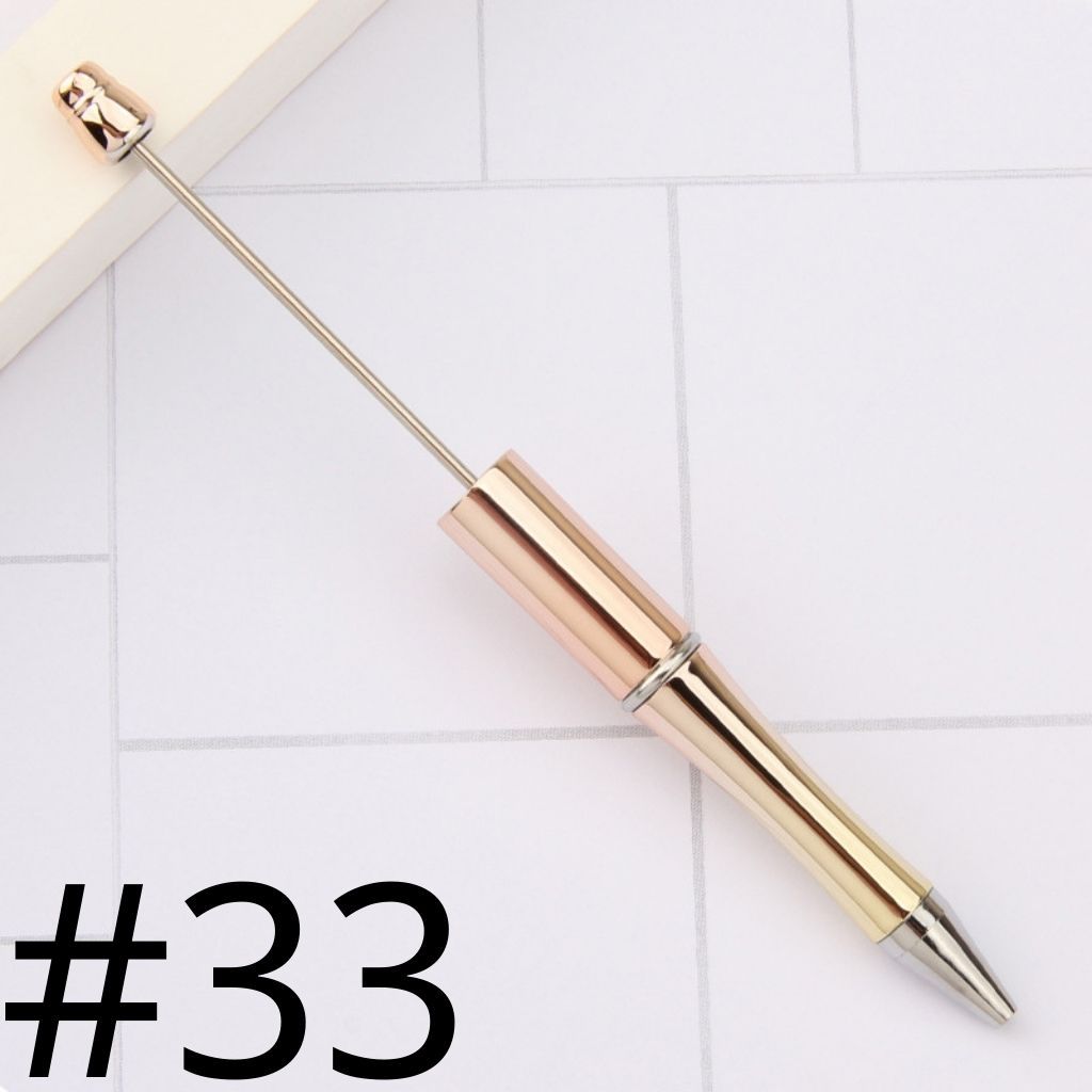 Beadable Pens in Metallic Colors