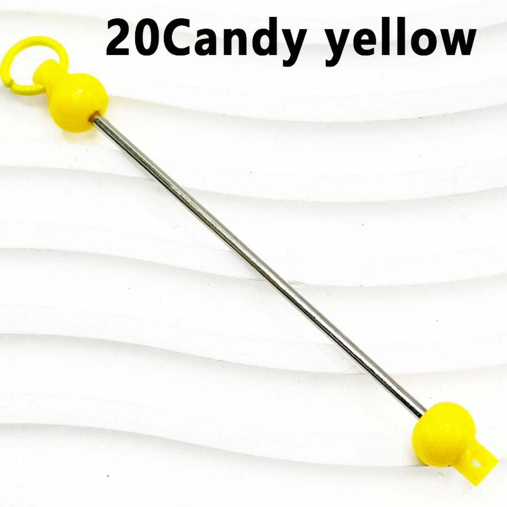 Beadable Bars for DIY Keychains and Accessories, Solid Colors, 90mm, Please Read the Description