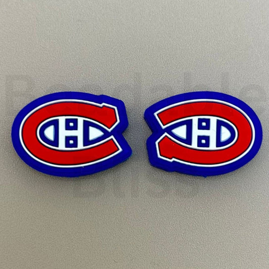 Canada Hockey Team Montreal Canadie Silicone Focal Beads