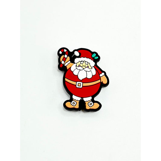 Fatty Cute Christmas Father Silicone Focal Beads