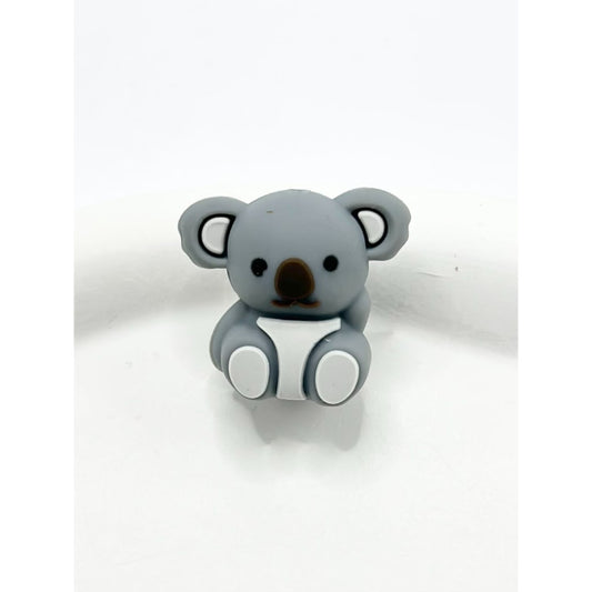 3D Cute Koala Silicone Focal Beads