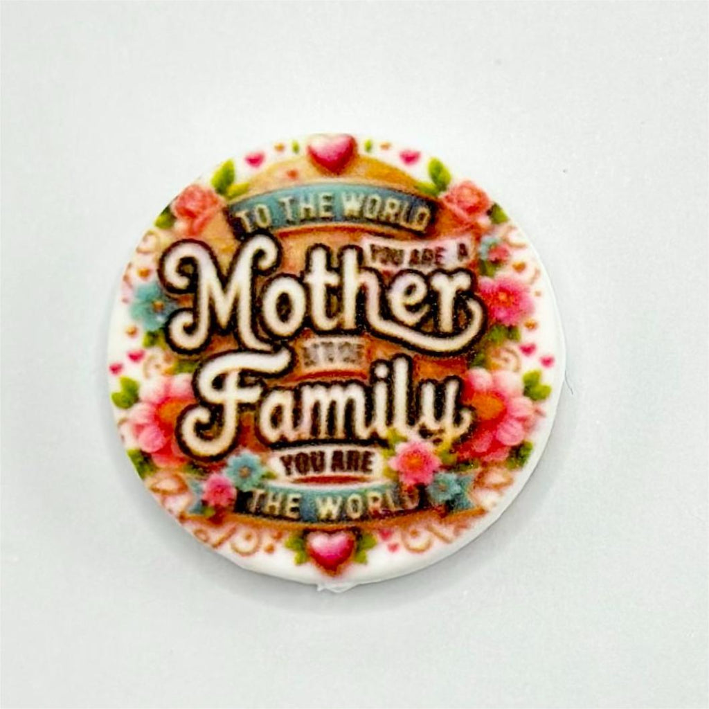 Mother Family Silicone Focal Beads