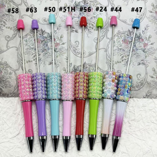 Bling Bling Multi-Color Rhinestones Beadable Pens