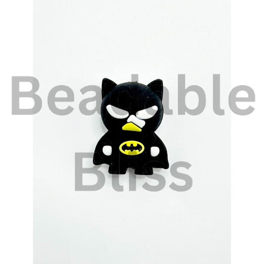 3D Brave Bat Ma Silicone Focal Beads