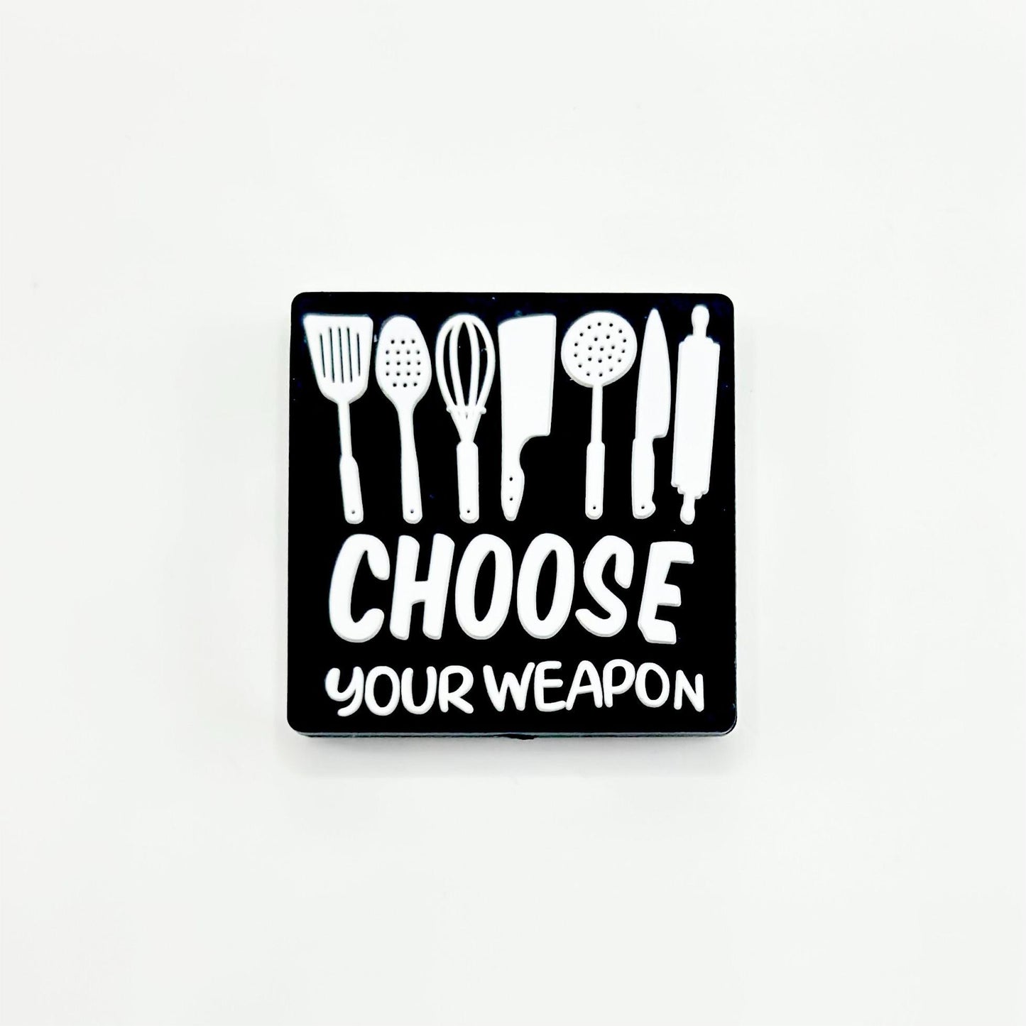 Choose Your Weapon Kitchenwares Silicone Focal Beads