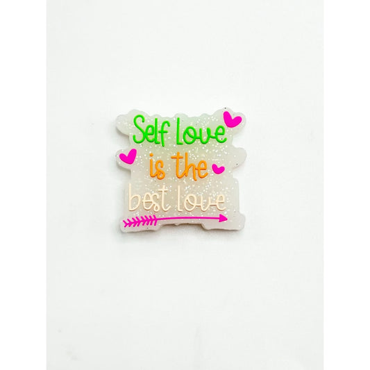 Self Love is the Best Love Silicone Focal Beads